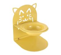 Elevated Cat Food Bowl, Stainless Steel Pet Feeder, Non-Slip Removable Bowl with Raised Stand, Feeding Solution for Apartment, Home, Car, Outdoors, Indoor, 7.68x6.5x6.3 inches
