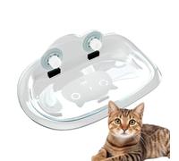 Elevated Cat Perch, No Drill Window Cat Lounge, Suction Cup Cat Shelf, Transparent Cat Window Hammock Seats, 52x32x20cm/20.47x12.59x7.87 inches for Cats, Kittens Inside