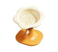 Elevated Dog Accessories, Lightweight Puppy Bowls, Pet Feeding Station with Flower Design, Cat Bowl with Aesthetic Basin Style, Pets Accessory Cat Feeder, Kitten Bowls for Daily Feed