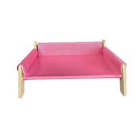 Elevated Dog Bed, Natural Wood Cat Sofa, Cat Beds with Removable Cover, Stable Dog Bed, Dog Sofa with Removable Cover, Bed with Sofa Cover, Cat Bed Natural Wood, Elevated Pet Bed, Dog Sofa Cha