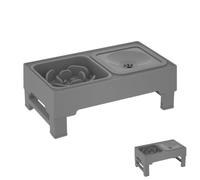 Elevated Dog Bowls | Adjustable Height Spill-Proof Pet Water Dish