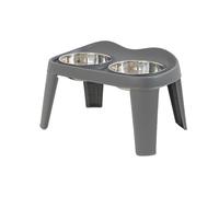 Elevated Dog Bowls | Double Food and Water Feeder | Folding Dog Bowl Holder | Anti Spill Dog Bowl | Non Slip Pet Bowls Elevated Design for Better Digestion for Cats and Dogs