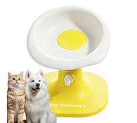 Elevated Pet Bowl, Raised Feeding Stand Set, 14x7 Inches Food Water Holder with Stable Base Design, Stainless Steel Dish Stand, Pet Dining Station with Modern Style, Feeding Tool for Home Use