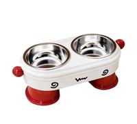 Elevated Pet Feeder - Anti-Slip | 2-en-1 Dog Bowl Stand for Small Pets and Cats, Ergonomic Dish for Indoor Use, Stable; Ideal for -Free Feeding in Living Rooms and Kitchens