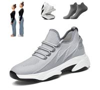 ElevateShoes Damen, Elevate Shoes Limitless for Women, 4/6/8/10cmHeight Increasing Invisible Elevate Shoes (Grey 6cm, Adulte, Femme, 40, Numérique, Système Taille Chaussures EU, Moyen)