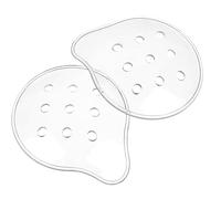 ElevateTech Lot de 2 cache-yeux à 9 trous en plastique transparent - Respirants - Protection des yeux ventilée après une opération - Protection des yeux pour la récupération après la cataracte