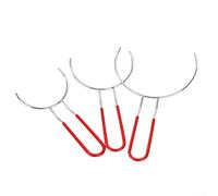 Élévateur de bol et d'assiette en acier inoxydable 201 résistant à la chaleur pour une manipulation sûre des ustensiles de cuisine chauds, support mural pour économiser de l'espace (S)