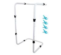 Élévateur de draps pour pieds - Support réglable pour couverture de lit | Accessoire de rail de lit d'hôpital en acier au carbone avec clips de levage, outil d'aide à la couverture pour une gestion