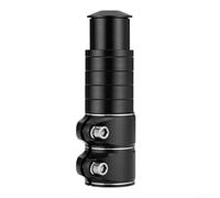 Élévateur de potence de vélo en alliage d'aluminium réglable pour plus de confort et de performance (13 cm, noir)
