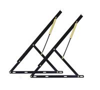 Élévateur de rangement hydraulique pour lit avec support de vérin à gaz - Lève-meubles pneumatique pour un mouvement facile vers le haut et des solutions de rangement peu encombrantes