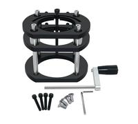 Élévateur de routeur for moteurs de 65 mm de diamètre - Bancs de travail for routeur à bois, outils de bricolage, table de routeur for le travail du bois, plaque d'insertion, base élévatrice(Black)