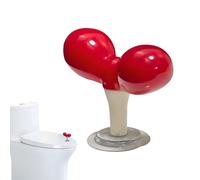 Élévateur de siège de toilette, évitez de toucher la poignée du couvercle de toilette - Portable mignon multifonctionnel antidérapant outil d'aide pour salle de bain des personnes âgées, entraînement