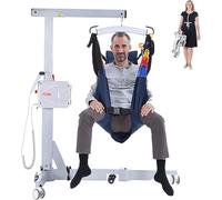Élévateur électrique pour patient - Palan portable pour un transfert sûr entre lit, canapé, fauteuil roulant, baignoire et voiture - Idéal pour les personnes âgées et les soins à domicile handicapés