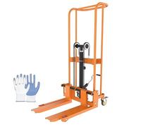 Élévateur hydraulique robuste de 400 kg pour transpalette manuel, lit plat amovible en acier pour chariot élévateur, plateau plat durable avec capacité de 400 kg