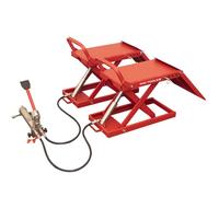 Élévateur mobile à ciseaux pour voitures avec pompe hydraulique 1350kg 450mm MW Tools