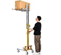 élévateur Robuste Pour Meubles Avec Manivelle Manuelle 2.5M | Capacité De 80 Kg ; Idéal Pour L'installation De Climatiseurs, De Chauffe-Eau Et De Meubles Hauts