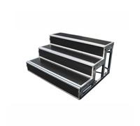 Élévateurs de chœur pliables, plateforme de scène métallique antidérapante et portable à plusieurs niveaux, tabouret de musique et échelle de scène à hauteur réglable pour fêtes, discours, s