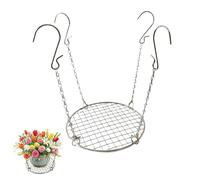 Élévateurs de pour pots intérieurs - Panier à hauteur réglable - pour balustrade, terrasse, porche, jardin, balcon, pelouse, serre, légumes, tomates, fleurs