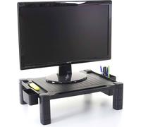 Élévation d'écran HWC-E61, support d'écran de bureau Élévation d'écran, plastique 13x43x33cm