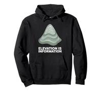 Elevation is Information Carte Topographique Randonneur Sweat à Capuche