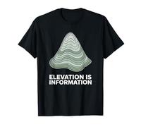 Elevation is Information Carte Topographique Randonneur T-Shirt