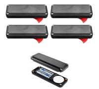 Elevation Lab AirTag Batterie prolongée de 10 ans | Support adhésif | Utilise des piles AA - 14 fois plus de capacité que CR2032 TimeCapsule | Étanche, batterie de rechange CR 2032 (lot de 4)