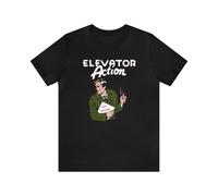 Elevator Action NES Logo Pixel Art Retro Style Unisex Short Sleeve Tee T-Shirt