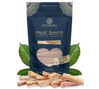 ELEVAVIDA Palo Santo - Bois d'encens du Pérou - 100 g - Parfum aromatique - Recueilli de manière Durable - Bâtonnets d'encens Palo Santo - Graveoles Bursera - Bois sacré