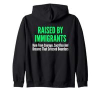 Élevé par des Immigrants - Fier Enfants d'immigrants Sweat à Capuche