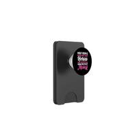 Élevé par Un Champion Mother Pink Awareness PopSockets PopWallet pour MagSafe