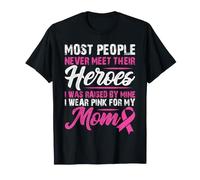 Élevé par Un Champion Mother Pink Awareness T-Shirt