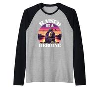 Elevé par Une héroïne, Fille Militaire Enfants Manche Raglan
