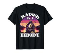 Elevé par Une héroïne, Fille Militaire Enfants T-Shirt Graphique avec Valeur