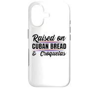 Élevé sur du Pain cubain Cuba Heritage Jeu de Mots hispanique Espagnol Coque pour iPhone 17