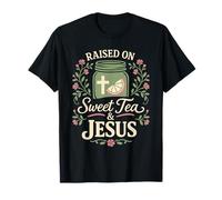 Élevé sur Le thé sucré et la Foi chrétienne du sud de Jésus T-Shirt
