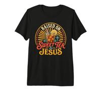 Élevé sur Le thé sucré et Le chrétien du sud de J T-Shirt Haut de Gamme