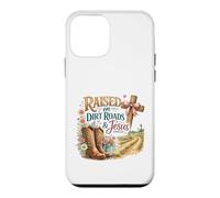 Élevé sur Les chemins de Terre et la Foi de Jésus Country Coque pour iPhone 12 Mini