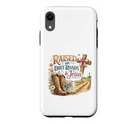 Élevé sur Les chemins de Terre et la Foi de Jésus Country Coque pour iPhone XR