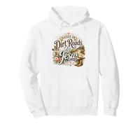Élevé sur Les chemins de Terre et Motif Jésus Country Faith Sweat à Capuche