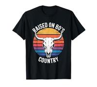 Élevé sur les paroles country des années 80 drôles T-Shirt