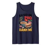 Élevé sur Pho Banh Mi Vietnamese Food Design Débardeur