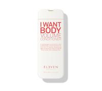 ELEVEN Australia I Want Body Volume Conditioner - Après-Shampoing Volumisant et Épaississant pour Cheveux Fins - Protéine de Soja, Huile d Avocat et Papaye - Végan - 300ml