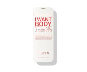 ELEVEN Australia I Want Body Volume Conditioner - Après-Shampoing Volumisant et Épaississant pour Cheveux Fins - Protéine de Soja, Huile d Avocat et Papaye - Végan - 300ml