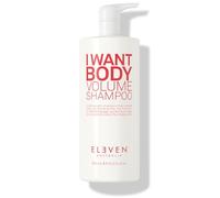 ELEVEN AUSTRALIA I Want Body Volume Shampoo pour Hommes & Femmes - Shampooing Volumisant & Épaississant Cheveux Fins, Apporte Densité & Épaisseur, Formule Sans Sulfate pour des Cheveux Légers - 960ml