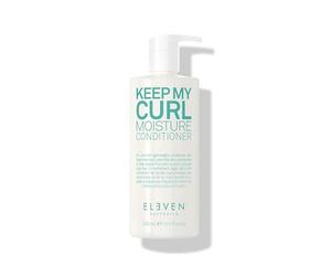ELEVEN AUSTRALIA Keep My Curl Moisture Conditioner - Après-shampoing hydratant pour cheveux bouclés et ondulés, femmes & hommes, beurre de karité, anti-frisottis, brillance, sans sulfates - 300 ml