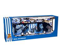 Eleven Force Figure Bus Real Sociedad - Objets de Collection pour Exposition - Idée Cadeau - Jouets pour Enfants et Adultes - Fans De Football BANDAI EF16225