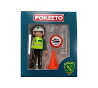 Eleven Force Figurine Pokeeto Gendarme De La Route 8.5x4x12.3 Cm