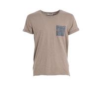 Eleven Paris T-Shirt Manches Courtes ABICO col Rond 17S1TS295 pour Femme, Gris, XS