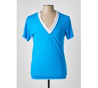 eleven paris tee-shirts et débardeurs homme de couleur bleu