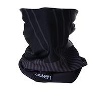 Eleven Sportswear Cache-cou pour hommes, femmes et enfants, foulard multifonction pour le sport et les activités de plein air, foulard, écharpe et couverture du visage, Noir , taille unique